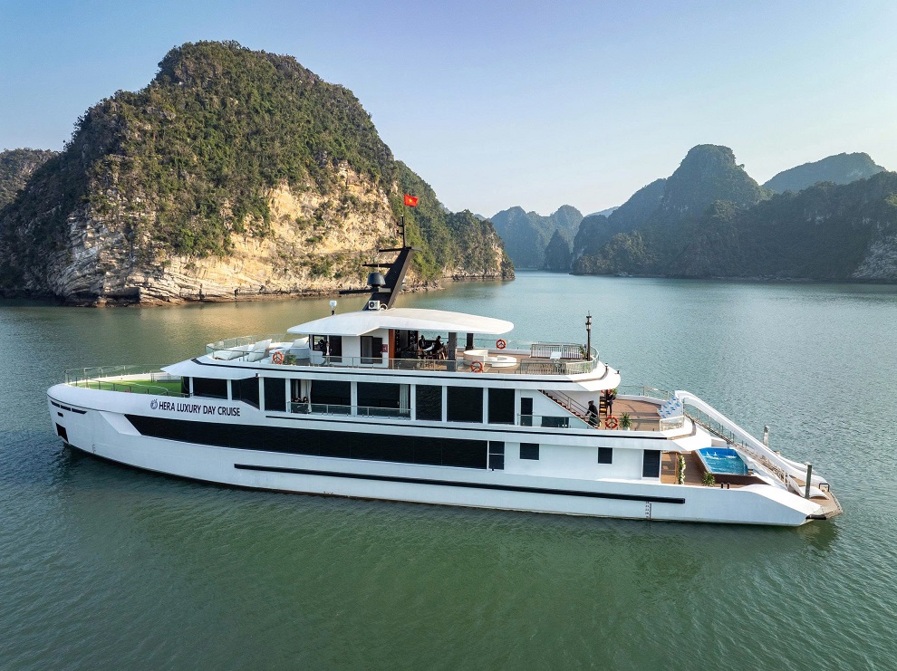 Hera Luxury Cruise 1 Ngày Vịnh Lan Hạ | Du Thuyền 5 Sao Cao Cấp